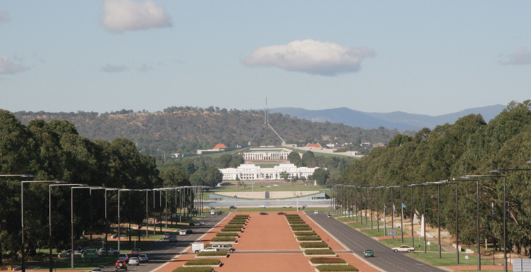 Canberra - courtesy Australian Capital Tourism