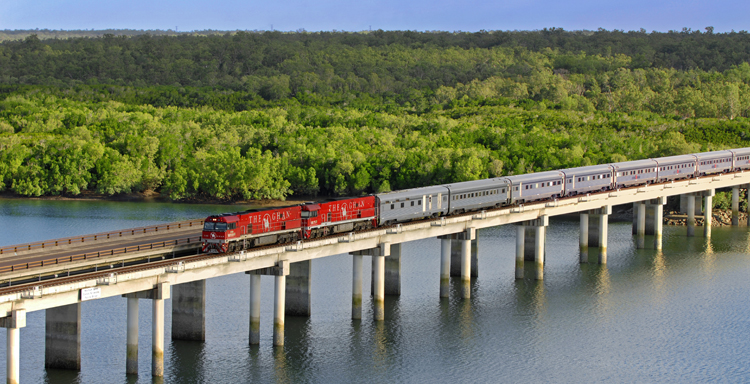 The Ghan - Across Australia from Adelaide to Darwin